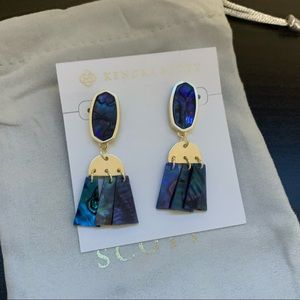 Kendra Scott Noah earrings in abalone